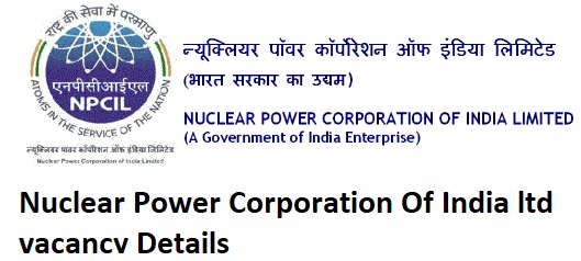 Nuclear power Corporation of India limited recruitment 2023