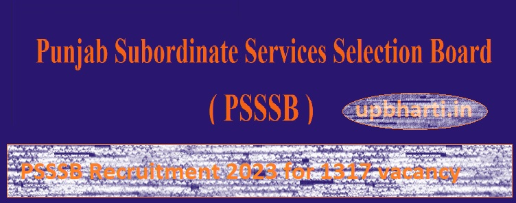PSSSB JOB Details